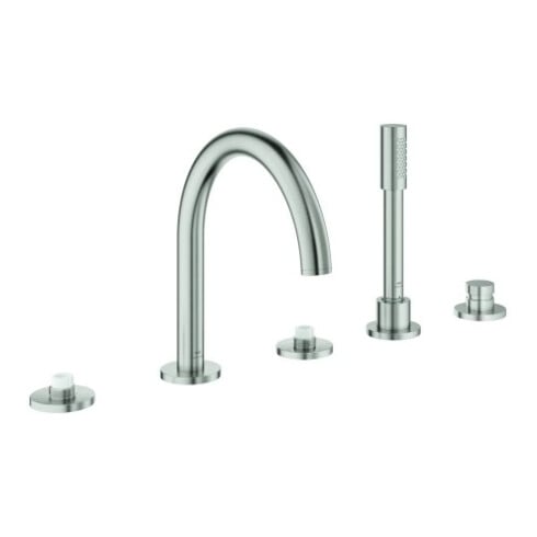 Grohe 5-Loch-Wannen-Kombination Atrio Priv. Coll. supersteel