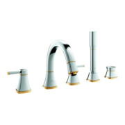 Grohe 5-Loch-Wannen-Kombination Grandera chrom/gold