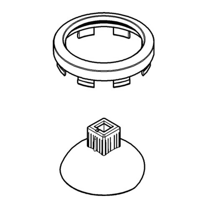 Grohe Abdeckelement 46663 moon white moon white
