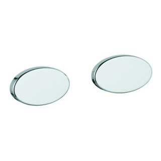 Grohe Abdeckkappe 10099 chrom 2 Stück für Griff Grotherm 1000 chrom