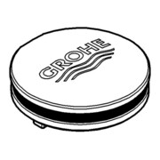Grohe Abdeckkappe 46672 moon white moon white-4