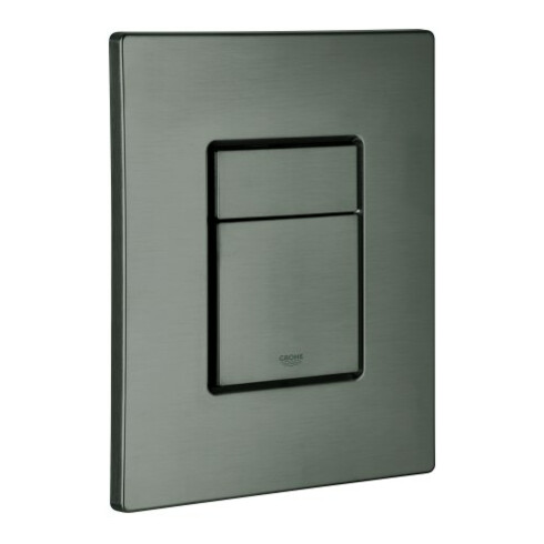 Grohe Abdeckplatte 42371 mit Drucktaste hard graphite gebürstet