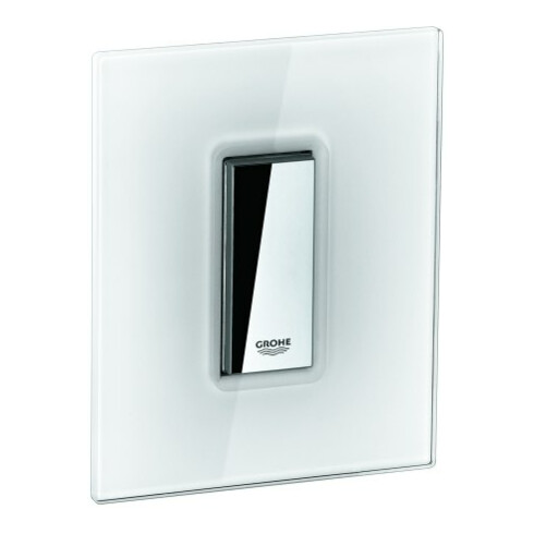 Grohe Abdeckplatte 42373 mit Drucktaste moon white