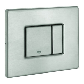 Grohe Abdeckplatte 42374 mit Drucktaste edelstahl