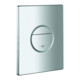 Grohe Abdeckplatte 42375 mit Drucktaste mattchrom-1