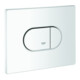 Grohe Abdeckplatte 42379 mit Drucktaste alpinweiß-1