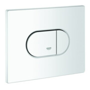 Grohe Abdeckplatte 42379 mit Drucktaste alpinweiß