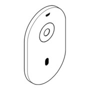 Grohe Abdeckplatte 42421 mit Elektronik edelstahl-4