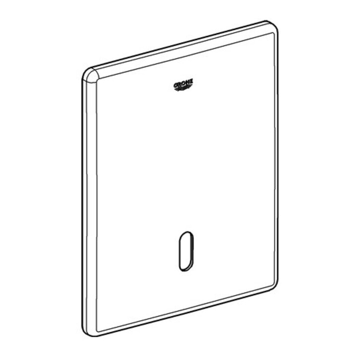 Grohe Abdeckplatte 42449 edelstahl edelstahl