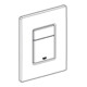 Grohe Abdeckplatte SKATE COSMOPOLITAN aus ABS, 156 x 197 mm chrom-1