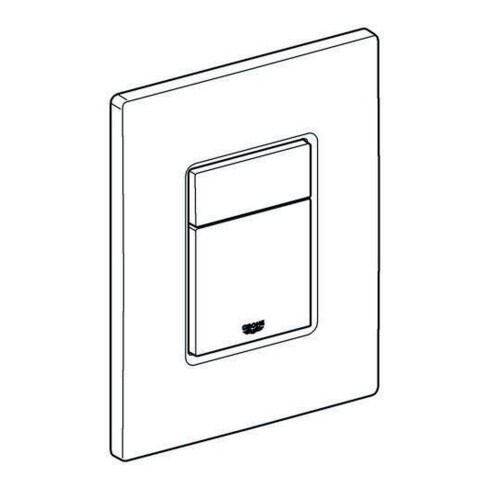 Grohe Abdeckplatte SKATE COSMOPOLITAN aus ABS, 156 x 197 mm chrom