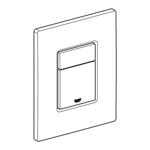 Grohe Abdeckplatte SKATE COSMOPOLITAN aus ABS, 156 x 197 mm chrom