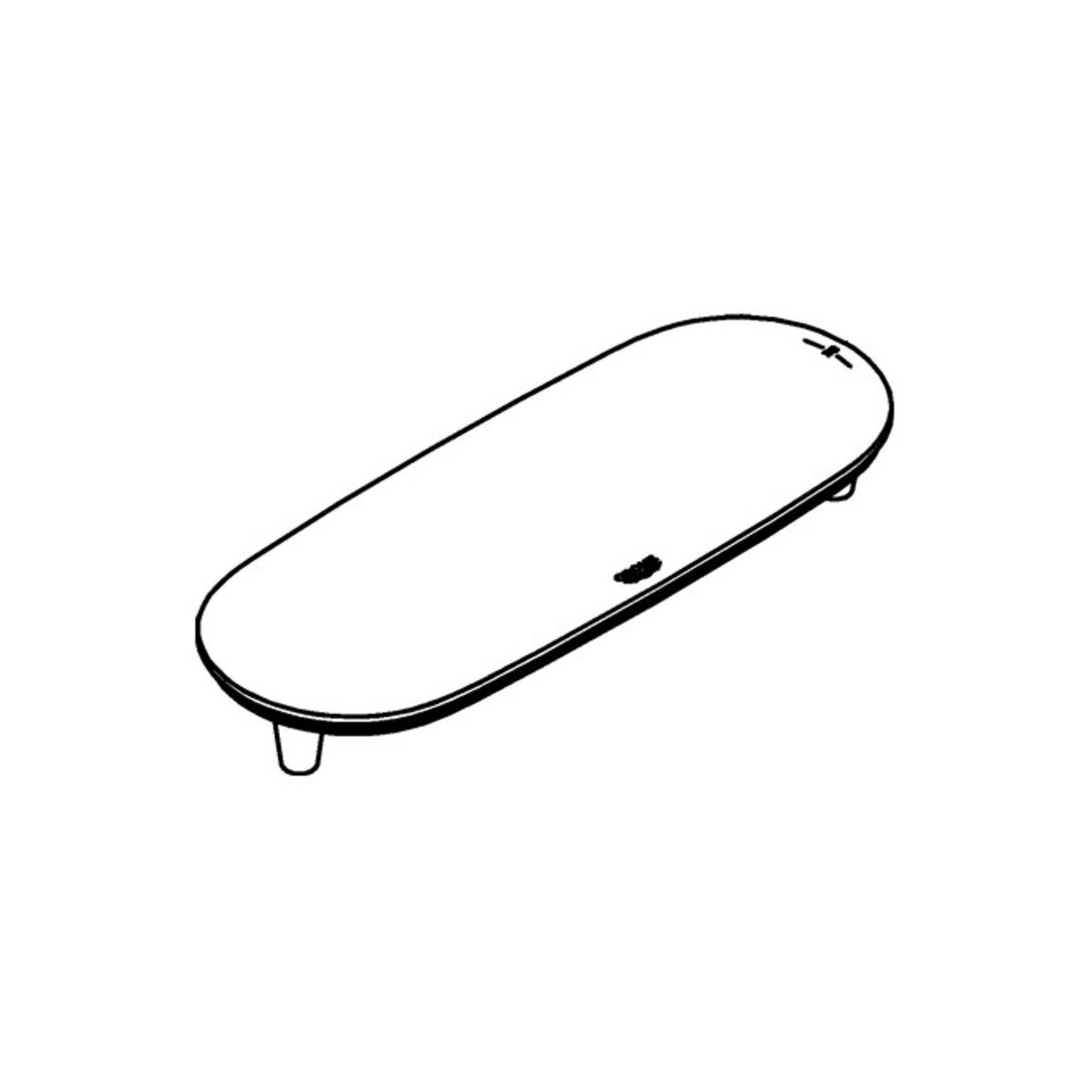 Grohe Abdeckung 48482 pour Grohtherm SmartControl chrome