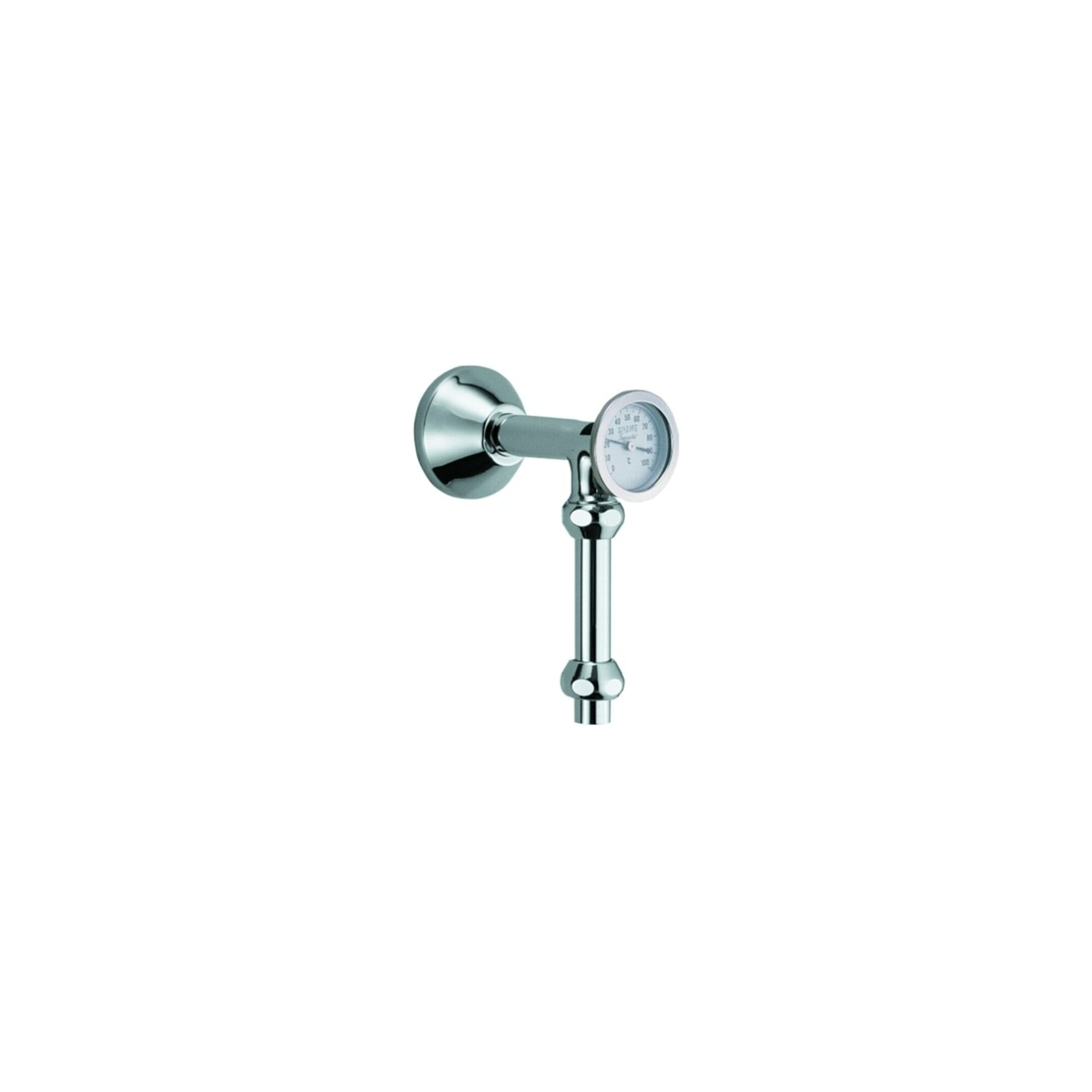 Grohe Abgangsbogen 12440 mit Thermometer m. Quetschverschraubungen 1/2x3/4" chrom