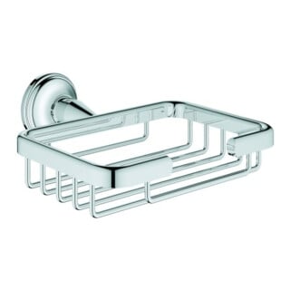 Grohe Ablagekorb Essentials Authentic chrom, Metall, verdeckte Befestigung