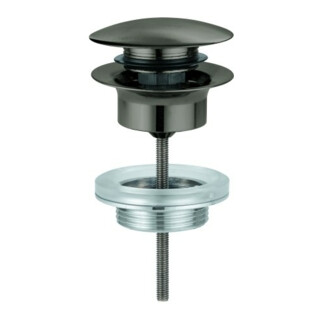 Grohe Ablaufgarnitur 65807 hard graphite gebürstet