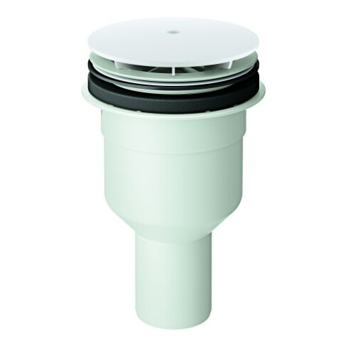 Grohe Ablaufgarnitur Universal d= 11,2cm, Abgang senkrecht, weiß