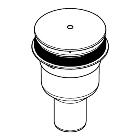 Grohe Ablaufgarnitur Universal d= 11,2cm, Abgang senkrecht, weiß