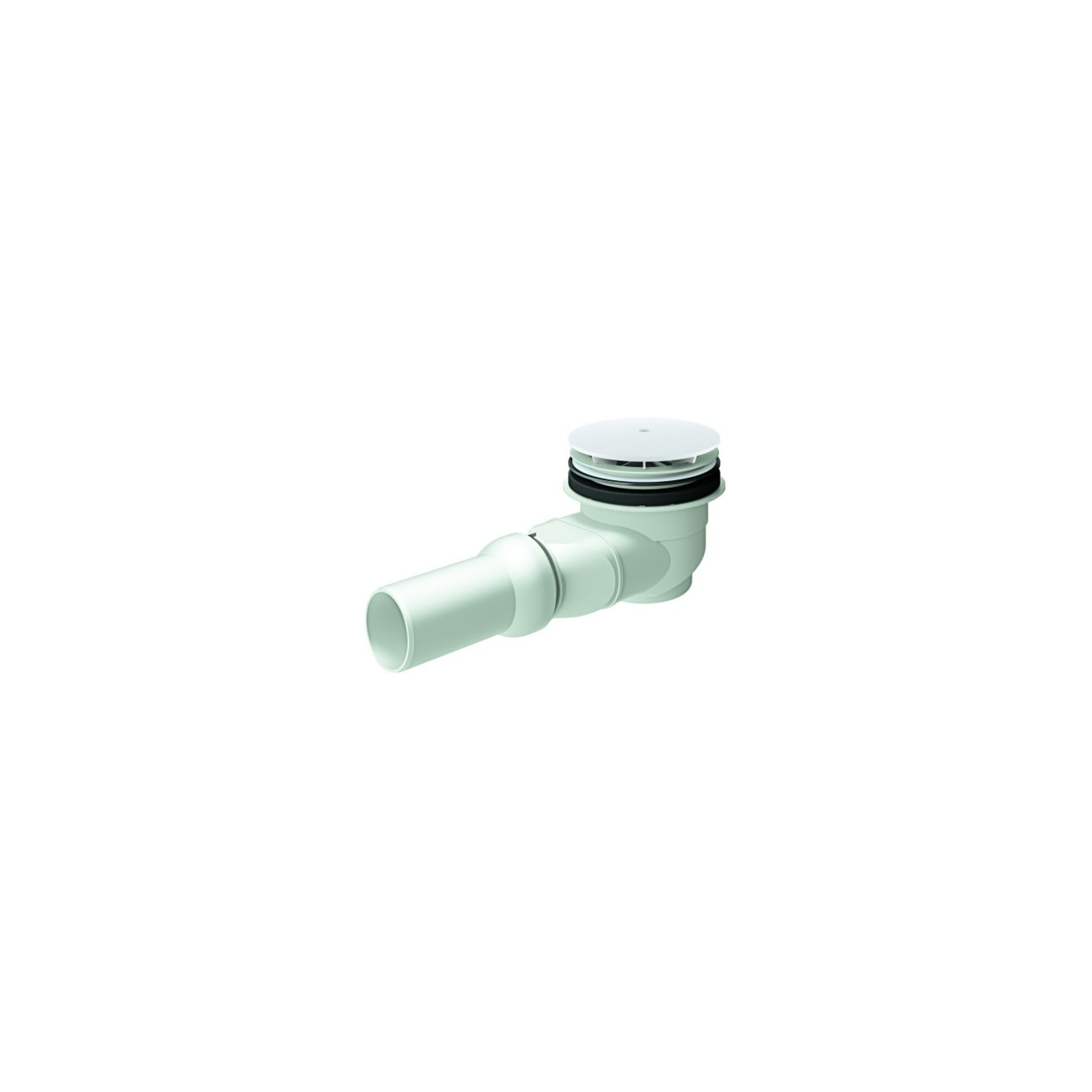 Grohe Ablaufgarnitur Universal d= 11,2cm, Abgang waagerecht, weiß