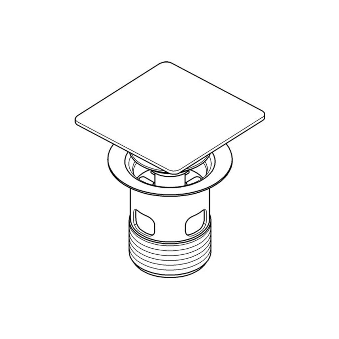 Grohe Ablaufstopfen mit Kelch, supersteel
