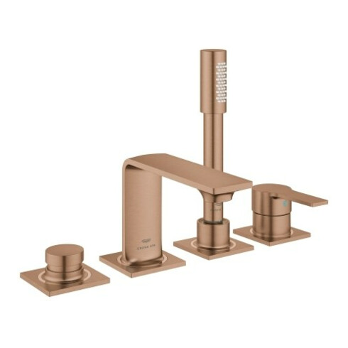 Grohe Allure 4 trous combinaison baignoire, montage sur banc carrelé, warm sunset brossé
