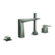 Grohe Allure Brilliant Ensemble baignoire 4 trous graphite dur brossé-1