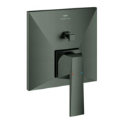 Grohe Allure Brilliant Ensemble de montage prêt mitigeur baignoire encastré, graphite dur brossé