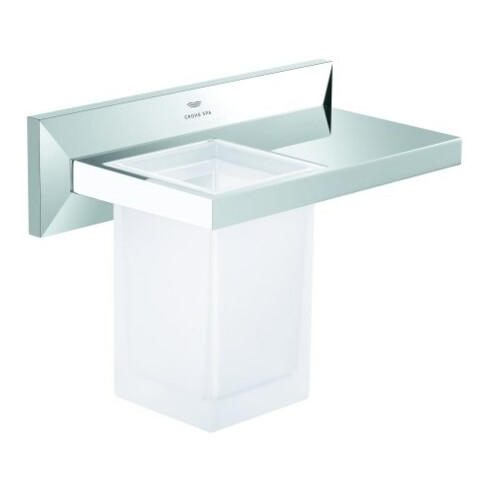 Grohe Allure Brilliant étagère avec verre à rincer, chrome