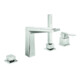 Grohe Allure Brilliant P. C. Combinaison baignoire 4 trous, levier avec insert, supersteel-1