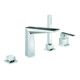 Grohe Allure Brilliant P.C. Ensemble baignoire 4 trous, levier avec insert, chrome-1