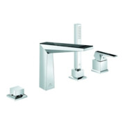 Grohe Allure Brilliant P.C. Ensemble baignoire 4 trous, levier avec insert, chrome