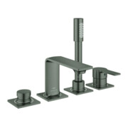 Grohe Allure Combinaison baignoire 4 trous, banc carrelé, graphite brossé