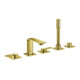Grohe Allure combinaison baignoire 5 trous, montage sur banc de carrelage, cool sunrise-1