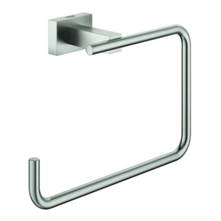 Grohe Anneau porte-serviettes Essentials Cube fixation cachée, supersteel
