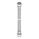 Grohe Anschlussschlauch 07227 für Taron Duschsystem 1/2"x1/2"x770 chrom-3