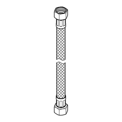 Grohe Anschlussschlauch 07227 für Taron Duschsystem 1/2"x1/2"x770 chrom