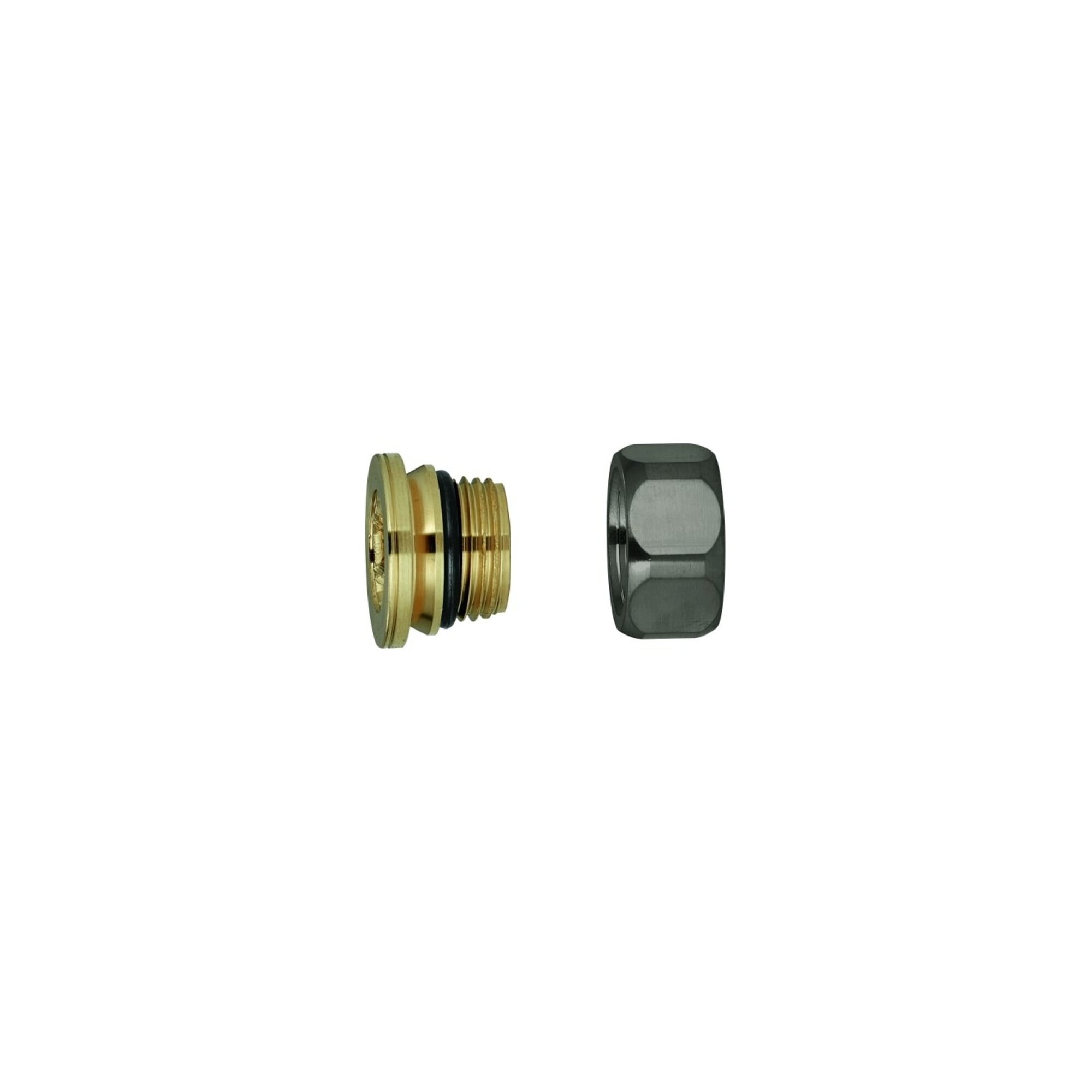 Grohe Anschlussverschraubung 45044 1/2" hard graphite gebürstet