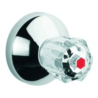 Grohe Atlanta Garniture de robinet encastré 19831 T:20-80mm Poignée brillante marquée rouge chrome