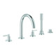 Grohe Atrio combinaison baignoire 5 trous avec poignée levier, chrome-1