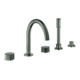 Grohe Atrio Priv. Coll. 5 trous combinaison baignoire graphite dur brossé-1