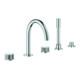 Grohe Atrio Priv. Coll. chrome Ensemble baignoire 5 trous-1