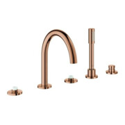 Grohe Atrio Priv. Coll. Combinaison baignoire 5 trous warm sunset