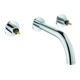 Grohe Atrio Private Collection Set complet Mitigeur lavabo encastré 3 trous, 1/2", montage mural, chrome-1
