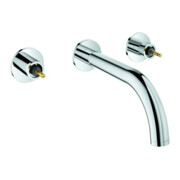 Grohe Atrio Private Collection Set complet Mitigeur lavabo encastré 3 trous, 1/2", montage mural, chrome