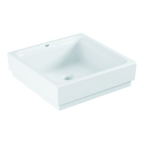 Grohe Aufsatzschale Cube Keramik 40cm, o. HL, o. ÜL, alpinweiß PureGuard