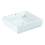 Grohe Aufsatzschale Cube Keramik 50cm, ohne Hahnloch, alpinweiß PureGuard