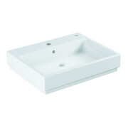 Grohe Aufsatzwaschtisch Cube Keramik 60cm, 1 HL m ÜL, Rücks gla, alwe PureGua