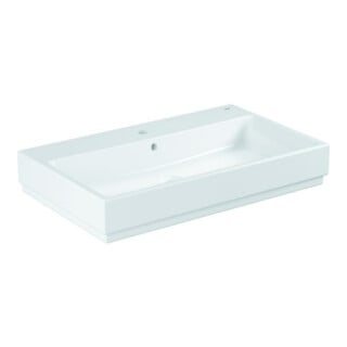 Grohe Aufsatzwaschtisch Cube Keramik 80cm, 1 HL m ÜL, alpinweiß PureGuard