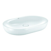Grohe Aufsatzwaschtisch Essence Keramik 60x40cm, mir Ablaufventil, alpinweiß