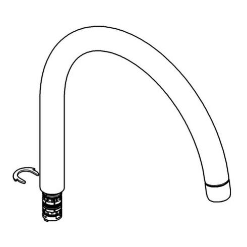 Grohe Auslauf 13043 moon white moon white
